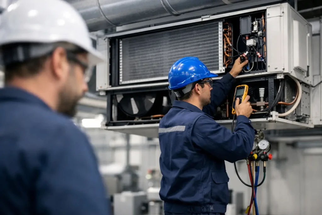 Reparo de Evaporadora Industrial sem Paradas