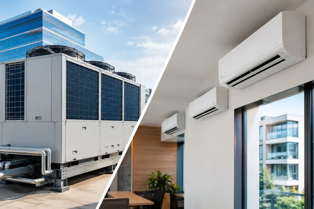 VRF ou multi split para empresas e condomínios